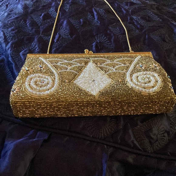 Gorgeous Vintage Beaded Evening Bag - Picture 6 of 10